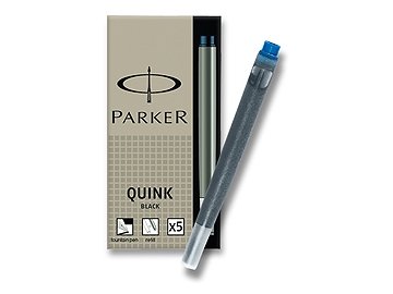 Inkoustové bombičky Parker - modré omyvatelné
