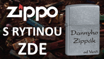 Zippo s gravírováním