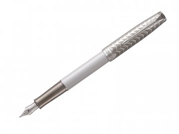 Parker Royal Sonnet Metal & Pearl CT - plnicí pero 18K F