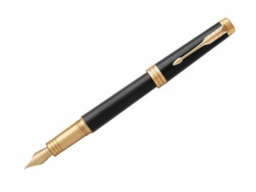 Parker Royal Premier Black Lacquer GT - plnicí pero F