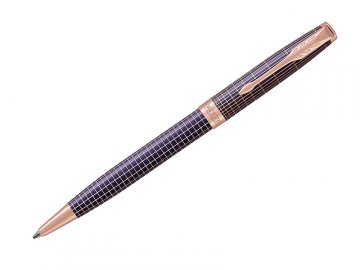 Parker Royal Sonnet Purple Chiselled PGT - kuličková tužka