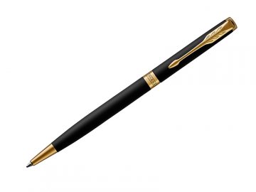 Parker Royal Sonnet Matte Black GT - kuličková tužka Slim