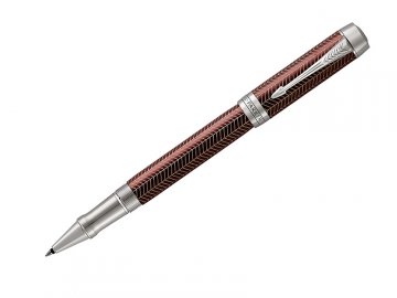 Parker Royal Duofold Prestige Burgundy Chevron - roller