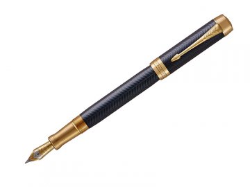 Parker Royal Duofold Prestige Blue Chevron - plnicí pero CNT F