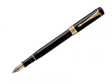 Parker Royal Duofold Classic Black GT - plnicí pero INT