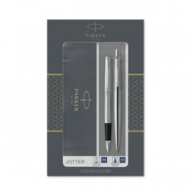 Parker Jotter Stainless Steel CT - sada plnicí pero a propiska