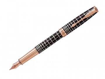 Parker Royal Sonnet Brown Rubber PGT - plnicí pero 18K